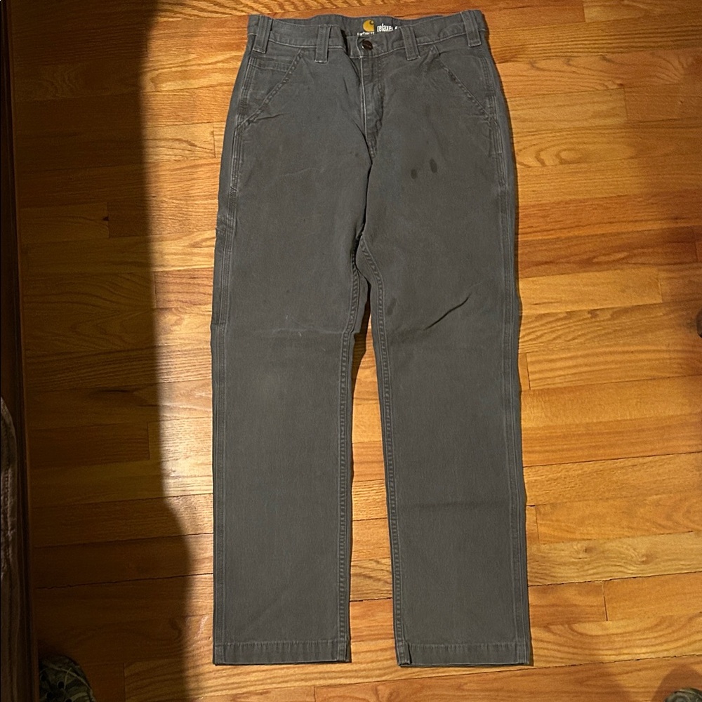 Carhartt Men's Relaxed Fit Work Pants Dark Gray